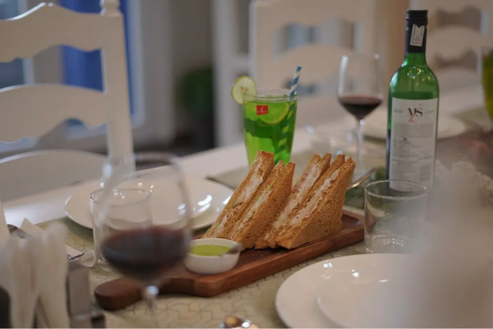 Gourmet dining at Casa De Bello restaurant
